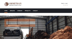 Desktop Screenshot of ormetsan.com