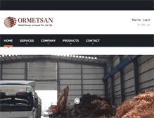 Tablet Screenshot of ormetsan.com